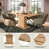 Home affaire Esstisch Motus, ausziehbar 150 -190 cm, inklusive 40 cm Einlegeplatte (Set, 1-St), Säulengestell mit Bodenplatte, Tisch, Küchentisch, Esszimmer, Küche Bild 2