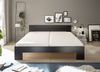 Bett >Cannes< in Schwarz - 185x71x204cm (BxHxT) Bild 5