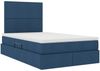 vidaXL Aufbewahrungsbett mit Matratze Blau 120 x 200 cm Stoff 3371714 Bild 5
