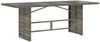 vidaXL 7-tlg. Garten-Essgruppe mit Kissen Grau Poly Rattan 3212257 Bild 4