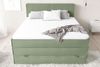 99rooms Santiago Boxspringbett Minze Strukturstoff INARI 120x200 cm Taschen-Federung Bild 3