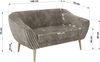 Polstersofa PIRS 2 Skandinavisches Sofa 2-Sitzer, Sofa mit Wellenfederung, Breite 140 cm, Buche Füße Hoher Sitzkomfort - Hellbraun Cord Bild 5