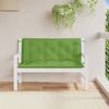 vidaXL Gartenbank-Auflagen 2 Stk. Melange Grün 120x50x7 cm Stoff 4002602 Bild 3