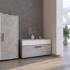 Wohnzimmerschrank Berno Beton/Weiß 70.8 x 38.9 cm mit Klapptür Vicco Bild 3