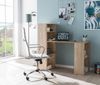 Schreibtisch WL5.693 mit Regal 120 x 120 x 53 cm Sonoma Holz Modern, Schreibtischregal Ablagefächer PC Tisch, Computertisch mit Ablage, Design Tisch Büro mit Aufbewahrung Bild 3