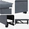 vidaXL Schlafsofa Dunkelgrau 194 x 67 x 82 cm Samt 42008595 Bild 5