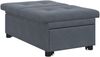 vidaXL Schlafsofa Dunkelgrau 194 x 67 x 82 cm Samt 42008595 Bild 2