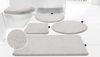 Bruno Banani Badematte Lana, Badvorleger, Badezimmer Teppich, Höhe 25 mm, rutschhemmend beschichtet, schnell trocknend, strapazierfähig, fußbodenheizungsgeeignet, Polyacryl, halbrund, Badteppich, Badematten, unifarben, auch als 3 teiliges Set & rund Bild 2