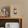OnlyWow Nachttischlampe Lightbox Bär - Weiße Blumen - Gemütlich - Mädchen, Dimmbar, Farbwechsel, LED, Warmweiß, Kaltweiß, Neutralweiß Einstellbar, Kinderzimmer, Babyzimmer, Dimmbar, mit Kabel, Nachtlampe, LED Bild 4