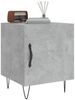 vidaXL Nachttische 2 Stk. Betongrau 40x40x50 cm Holzwerkstoff 827557 Bild 4