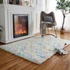 LuxusKollektion Hochflor-Teppich Teppich Regenbogen Hochflor waschbar 120×160 cm Regenbogen Bild 5
