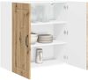 vidaXL Wandschrank PORTO Artisan-Eiche 80 x 31 x 80 cm Holzwerkstoff 885414 Bild 3