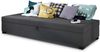 Einzelbett Misti - Sofa mit Bettkasten, Schlafsofa, Bettsofa, Farbauswahl, Bettgestell, Komfortbett, Bett für Jugendzimmer, Schlafmöbel (Graphit (Lux 06)) Bild 2