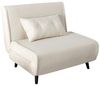 riess-ambiente Relaxsessel SMART MULTIFUNCTION 100cm beige - Cord, Bettfunktion, mit Kissen (Einzelartikel, 1-St), ausziehbare Schlafgelegenheit - ideal für Wohn- oder Gästezimmer Bild 4