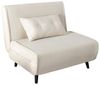 riess-ambiente Relaxsessel SMART MULTIFUNCTION 100cm beige - Cord, Bettfunktion, mit Kissen (Einzelartikel, 1-St), ausziehbare Schlafgelegenheit - ideal für Wohn- oder Gästezimmer Bild 5
