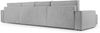 AX LIVING Hellgrau Sofa U Form mit Schlaffunktion – Cedria U 389cm Bild 5