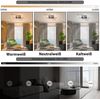 ZMH Deckenlampe LED Deckenleuchte Wohnzimmer - 32W Dimmbar Wohnzimmerlampe Modern Design Schwarz Küchenlampe mit Fernbedienung Schlafzimmerlampe Flur Metall Deckenleuchten für Küche Esszimmer Bild 2