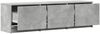 vidaXL TV-Schränk mit LED Beton 140 x 34 x 40 cm Holzwerkstoff 8006555 Bild 4