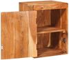 vidaXL Nachttisch Braun 35 x 33 x 48 cm Massivholz Akazie 4016728 Bild 4
