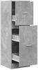 vidaXL Apothekerschrank Betongrau 40x41x118 cm Holzwerkstoff 855199 Bild 2