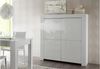 Highboard 'Amalfi', weiß, echt Hochglanz lackiert, 4-türig Bild 2