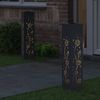 vidaXL Solar LED Weg Licht 2 pcs Anthrazit Kalt gewalzter Stahl 879774 Bild 3