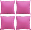 vidaXL Streupillows Uni 4 pcs Rosa 50 x 50 cm Polyesterstoff 360401 Bild 2