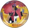 Goebel Miniteller Rosina Wachtmeister - I gatti festeggiano, Dekoteller, Teller, Fine Bone China, Bunt, 10 cm, 66860961 Bild 2