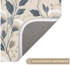 OnlyWow WC-Vorleger Klassisch - Botanisch - Farbenfroh, Höhe 10 mm, Polyester, U-Form, Vorleger mit Ausschnitt, Toilettenvorleger, Toilettenteppich Bild 3