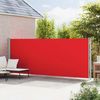 Seitenmarkise Ausziehbar, Balkon Sichtschutz 180x600 cm Rot Bild 3