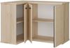 Kommode Weren W-12, Farbe: Artisan Eiche / Artisan Eiche + Schwarz Bild 2