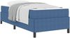 vidaXL Bettrahmen mit Matratze Blau 80 x 200 cm Stoff 3399093 Bild 2