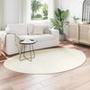 vidaXL Bereichsteppiche HUARTE Creme 140 x 200 cm Polyester 4103673 Bild 3