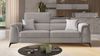 Sofanella Dreisitzer LIVORNO Stoffsofa Couch hochwertig in Schwarz Bild 5