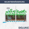 Rankkasten Pflanzgefäß BAYO Mokka Selbstbewässerungssystem 100x43x142cm Hochbeet mit Rankgitter Pflanzkasten Balkon Terrasse Blumenkasten Pflanzkübel mit Rankhilfe Bild 4