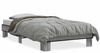 vidaXL Bettgestell Grau Sonoma 90x200 cm Holzwerkstoff und Metall 845875 Bild 2