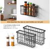 TUWENA Küchenorganizer-Set 2 Stk Küchenschranktür-Aufbewahrungsbox,Wandmontierte Aufbewahrungsbox Bild 4