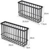 TUWENA Küchenorganizer-Set 2 Stk Küchenschranktür-Aufbewahrungsbox,Wandmontierte Aufbewahrungsbox Bild 2