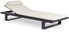 SUNS NARDO Sonnenliege Aluminium Matt black ohne Bild 2