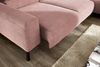 KAWOLA Sofa DELIA Ecksofa Feincord rosa mit motorischem Sitzvorzug Recamiere rechts 74 x 219 x 276 cm Bild 2