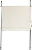 SVITA Klemmmarkise 200x120 cm 180g/m² Balkonmarkise Sonnenschutz Markise Beige Bild 5