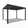 Weide Deluxe | Pergola Voll Aluminium freistehend | 3 x 4 M | Lamellendach anthrazit Bild 2