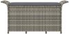 vidaXL Gartenbank mit Kissen Grau 116x46x57 cm Poly Rattan 363418 Bild 4