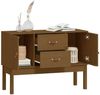 Sideboard, Kommode Honigbraun 110x40x78 cm Massivholz Kiefer j1846p Bild 4