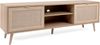 Finori Bali 56A TV-Board, Dekor Sonoma Eiche / Dekor Rafia Motivdruck | TV-Board für Wohnzimmer | Maß: B x H x T ca. 150 x 52 x 40 cm | TV-Board mit 2 Rahmentüren und 2 offenen Fächern Bild 5