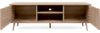 Finori Bali 56A TV-Board, Dekor Sonoma Eiche / Dekor Rafia Motivdruck | TV-Board für Wohnzimmer | Maß: B x H x T ca. 150 x 52 x 40 cm | TV-Board mit 2 Rahmentüren und 2 offenen Fächern Bild 4