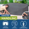 Bestway Abdeckung Grau 230 x 230 x 71 cm PVC und POM 42035740 Bild 4