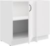 Eckschrank 105cm Stilo Weiß Küchenzeile Küchenblock Küche Landhaus Einbauküche Bild 2