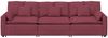 vidaXL Modulares Sofa mit Kissen Weinrot 3321090 Bild 5