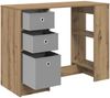 vidaXL Schreibtisch Artisan-Eiche 100 x 40 x 75 cm Holzwerkstoff 8000459 Bild 5